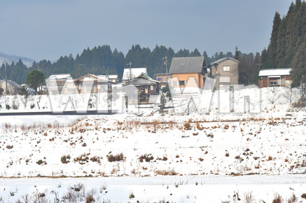 雪景色の写真素材 W-002596