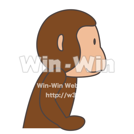 サルのCG・イラスト素材 W-003611