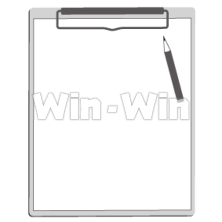 バインダーメモのCG・イラスト素材 W-003621