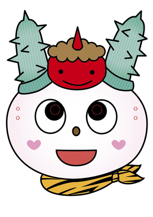 お面　うさぎ鬼 D-003805 のその他