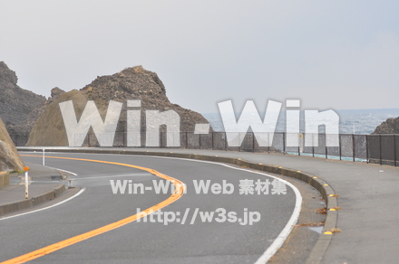 冬の日本海の写真素材 W-002641