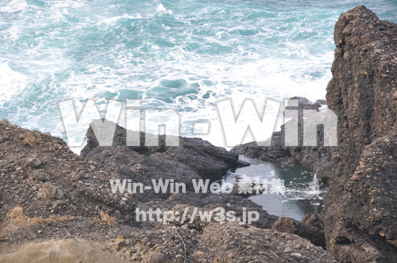 冬の日本海の写真素材 W-002655