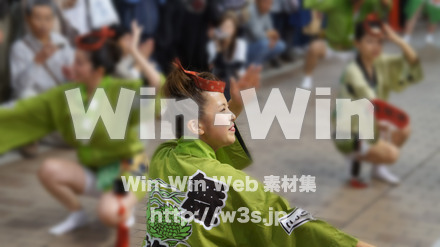 川崎阿波踊りの写真素材 W-005383