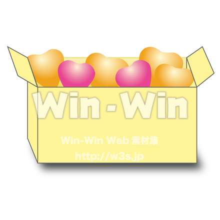 ハートBOXのCG・イラスト素材 W-004178