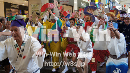 川崎阿波踊りの写真素材 W-005377