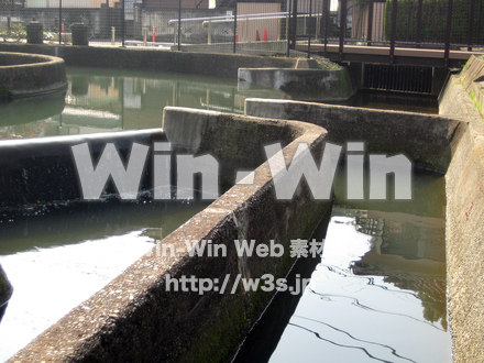 二ヶ領用水（高津区）の写真素材 W-004932