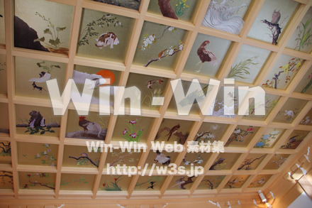 琴平神社_天井画の写真素材 W-004742