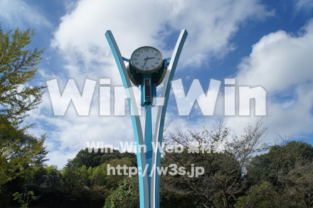 時計（生田緑地）の写真素材 W-004831