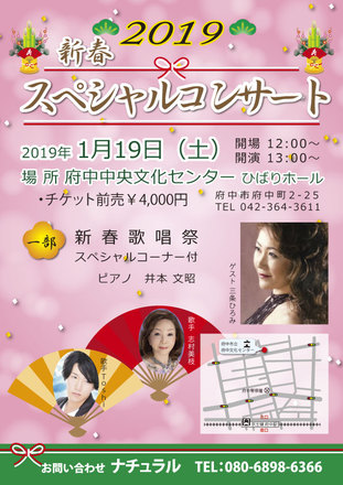 新春スペシャルコンサートのチラシ D-005235 のチラシ