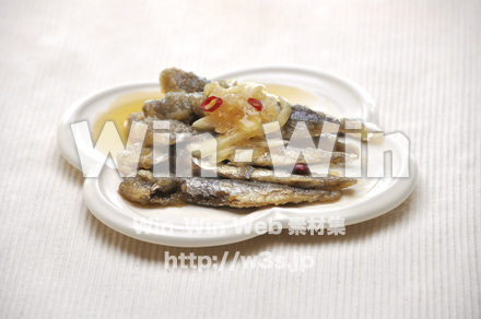 アジの南蛮漬けの写真素材 W-004554