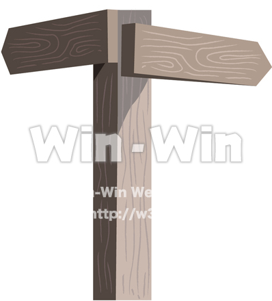 道しるべのCG・イラスト素材 W-005524