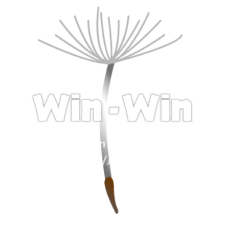 タンポポ種子のCG・イラスト素材 W-004177