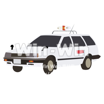 水道緊急車のCG・イラスト素材 W-005709