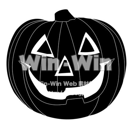 ハロウィンのシルエット素材 W-004133