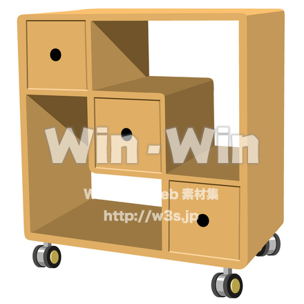 キャビネットのCG・イラスト素材 W-005144
