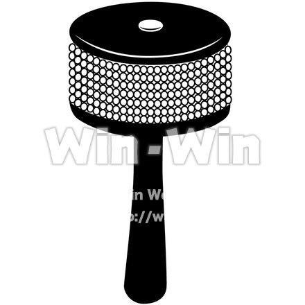 カバサのシルエット素材 W-005186