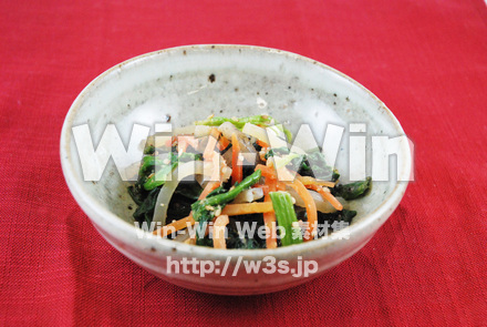 ほうれん草のごま和えの写真素材 W-004399