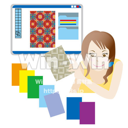 デザイナーたち　2のCG・イラスト素材 W-005763