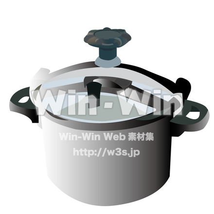 圧力がまのCG・イラスト素材 W-004720
