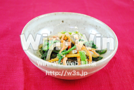 ほうれん草のごま和えの写真素材 W-004397