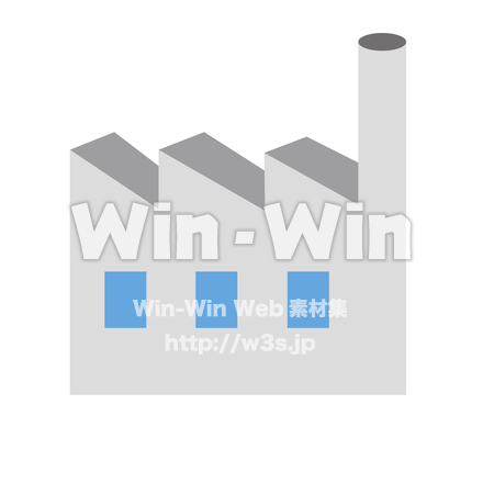 工場のCG・イラスト素材 W-005777