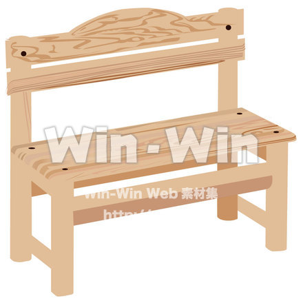 ベンチのCG・イラスト素材 W-005968