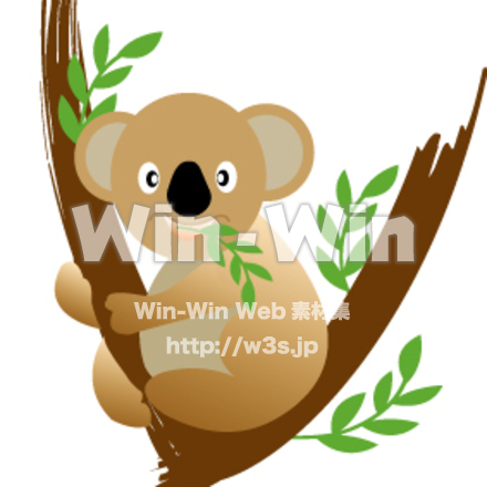 コアラのCG・イラスト素材 W-004181