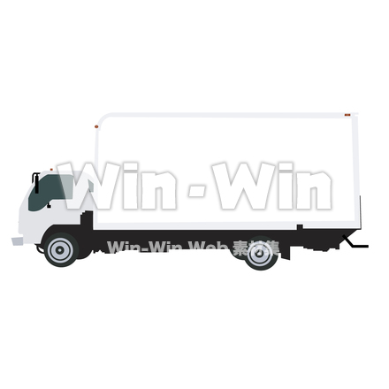 トラックのCG・イラスト素材 W-005699