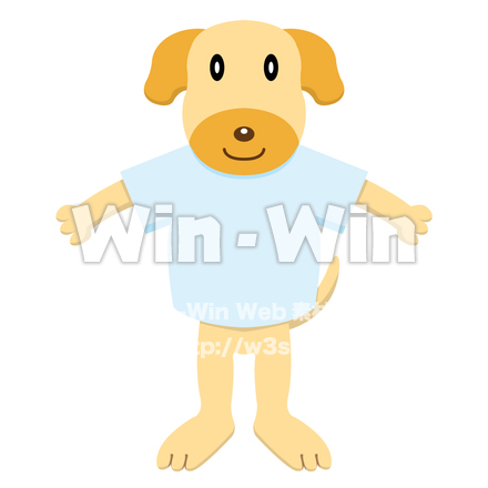 いぬのCG・イラスト素材 W-004457