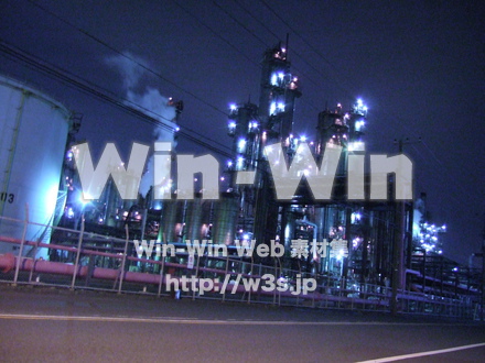 川崎工場夜景の写真素材 W-004491