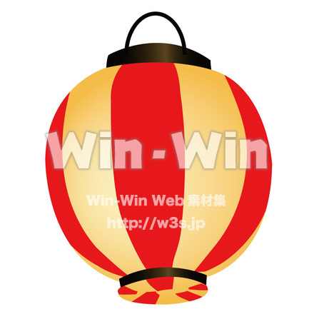 提灯のCG・イラスト素材 W-004166