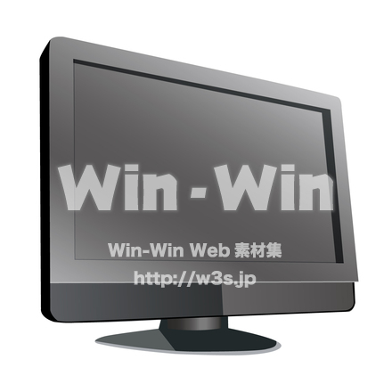 液晶テレビのCG・イラスト素材 W-005560