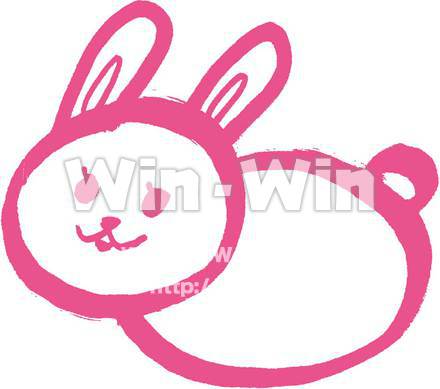 うさぎのCG・イラスト素材 W-005040