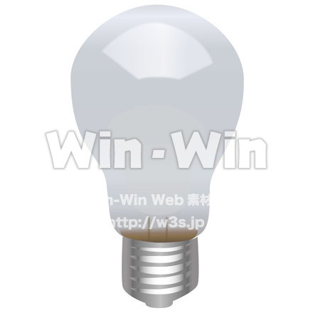 電球のCG・イラスト素材 W-005963