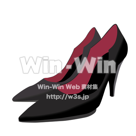 ハイヒールのCG・イラスト素材 W-005580