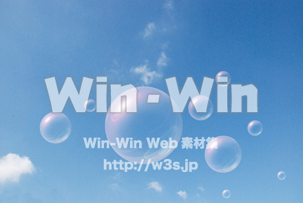 シャボン玉のCG・イラスト素材 W-005767