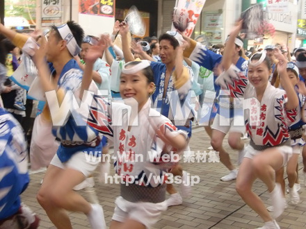 川崎阿波踊りの写真素材 W-005300