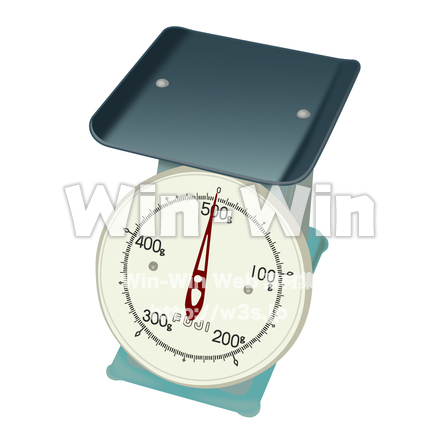 はかりのCG・イラスト素材 W-005679