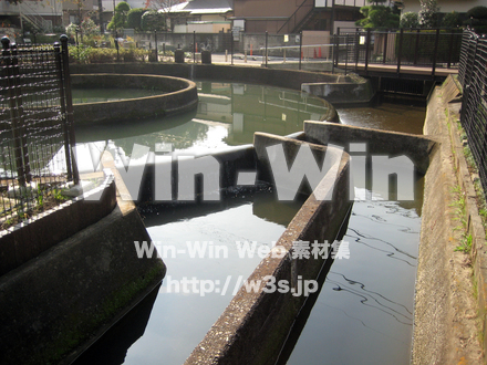 二ヶ領用水（高津区）の写真素材 W-004933