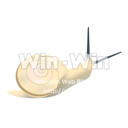 かたつむりのCG・イラスト素材 W-005676