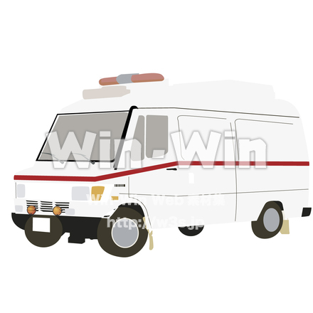 救急車のCG・イラスト素材 W-005707
