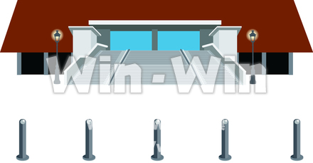 体育館のCG・イラスト素材 W-005735