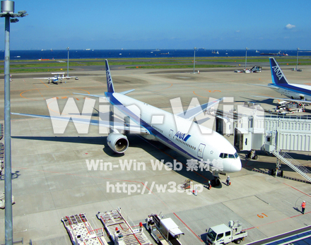 飛行場の写真素材 W-004545