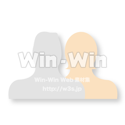 ヒューマンシルエットのCG・イラスト素材 W-004171