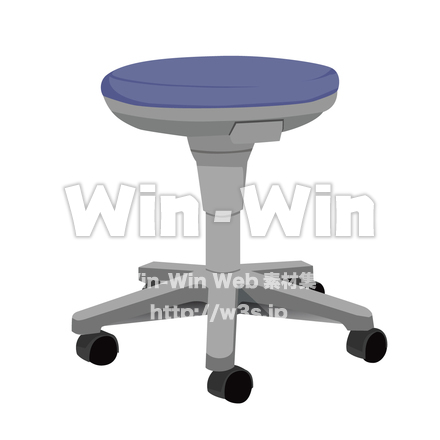 丸イスのCG・イラスト素材 W-005607