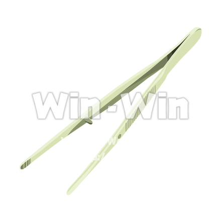 ピンセットのCG・イラスト素材 W-005680