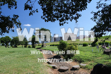 せせらぎ公園-川崎市の写真素材 W-004482
