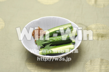 もろきゅうの写真素材 W-004098