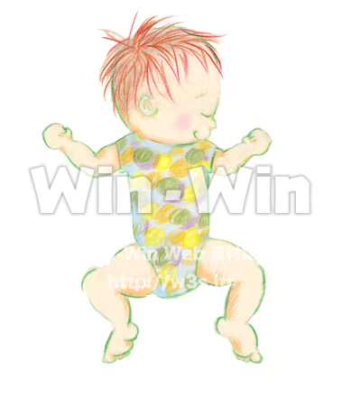 あかんぼのCG・イラスト素材 W-004551