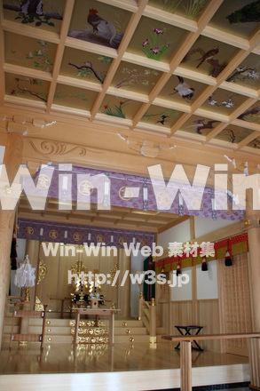 琴平神社_本殿の写真素材 W-004740